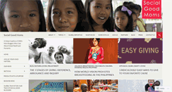 Desktop Screenshot of mombloggersforsocialgood.com